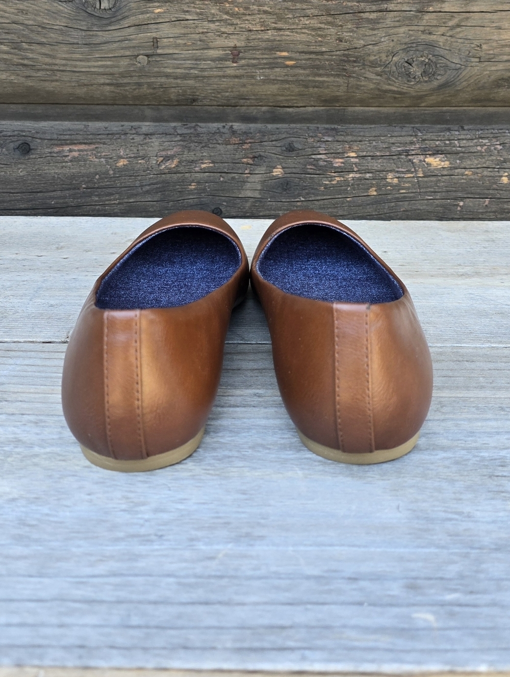 Dr. Scholls NEW Giorgie Modern Minimalist Cognac Comfort Ballet Flats 9M - Picture 9 of 13